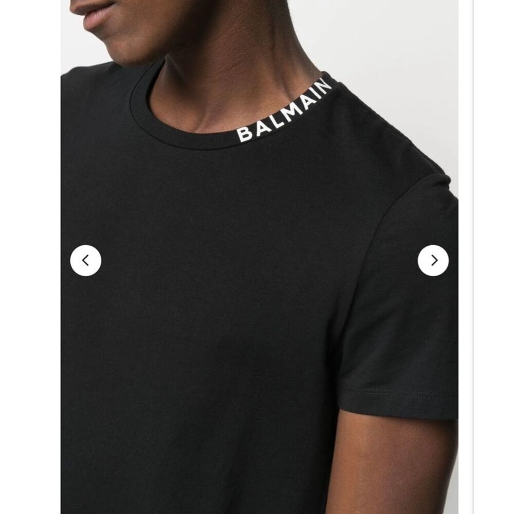Balmain Logo Print T-Shirt Size XL